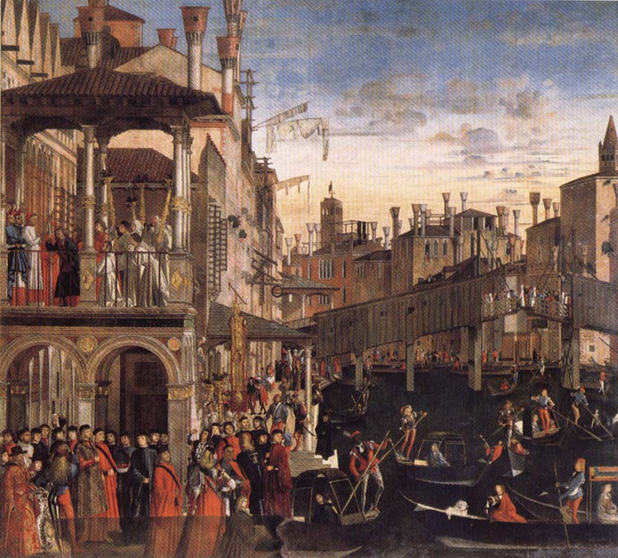 Vittore Carpaccio Cureof a Lunatic by the Patriarch of Grado